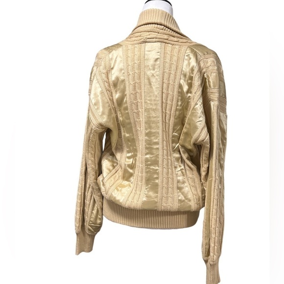 🦄rare Vintage ESCADA Cable Knit Wool Cardigan Sweater - Picture 3 of 12